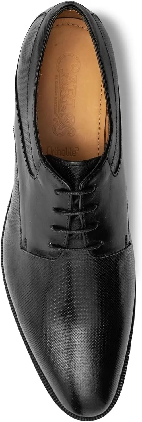 Carlos Santana Power Derby Shoes for Men | Leather Cushioned Ortholite?Footbed