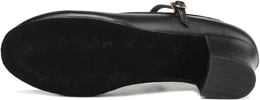 Character Shoes for Women Dance Shoes Low Heel Salsa Ballroom Tango Latin Flamenco Performance with Arch Support Dance Heels