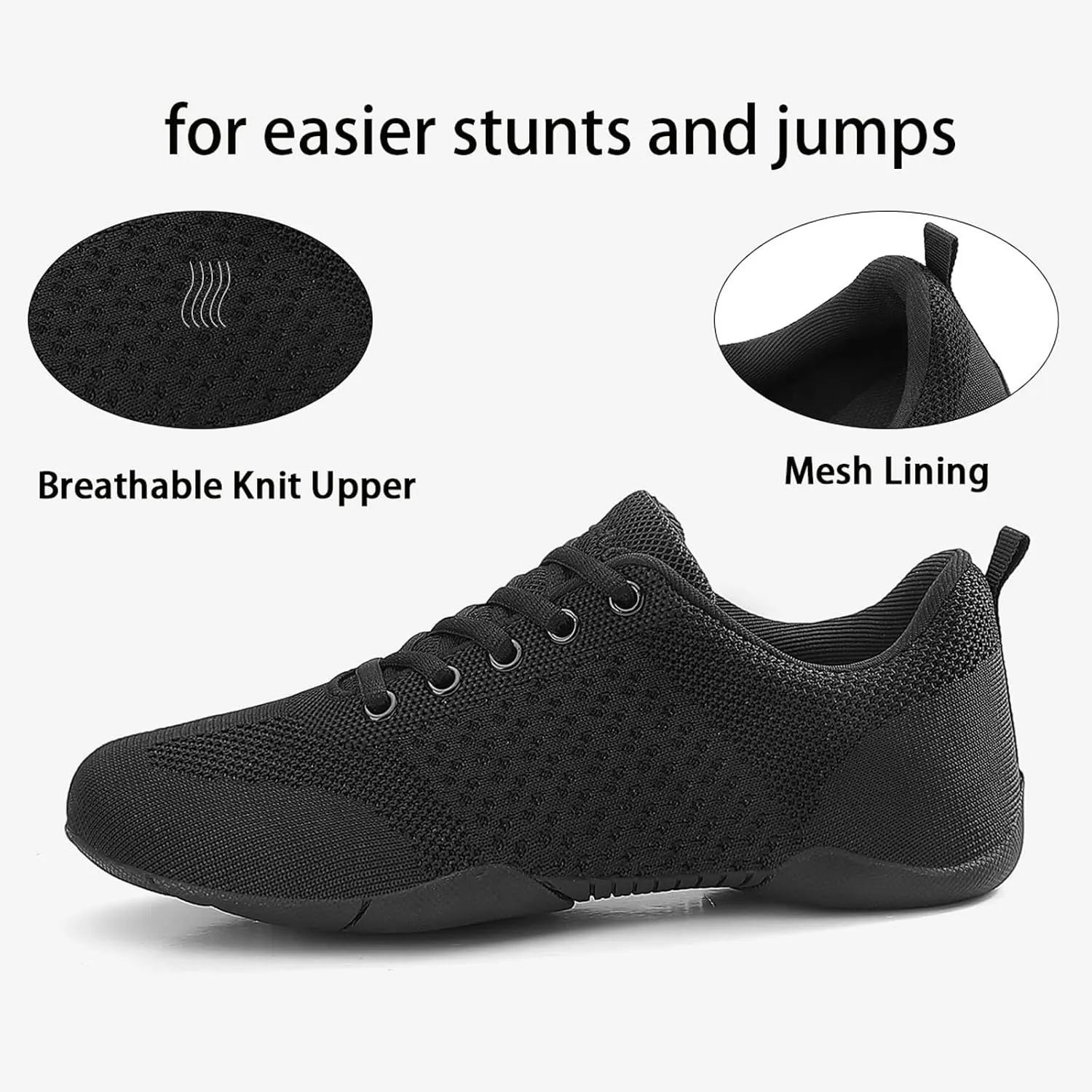 Cheer Shoes Girls Dance Sneakers Women Tennis Training Competition Tumbling Athletic Youth Hip Hop