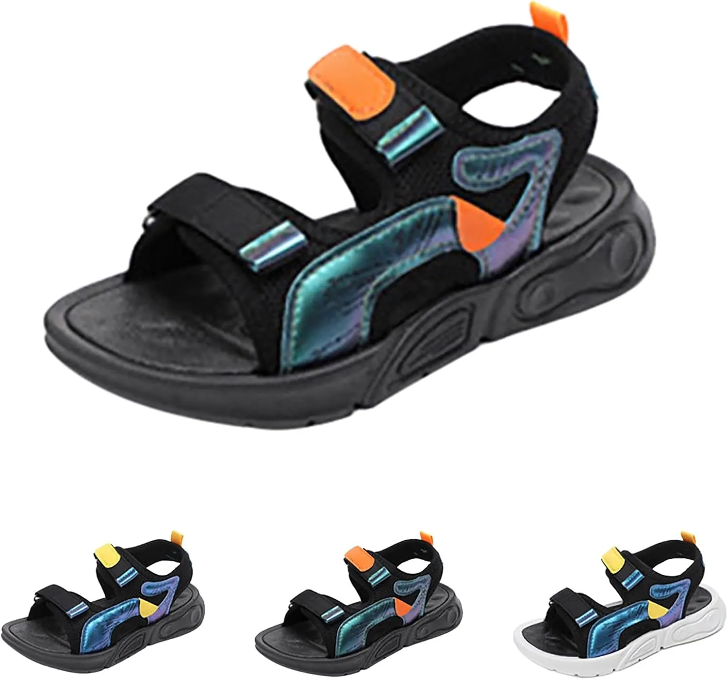 Childrens Boys Sport Sandals Outdoor Beach Pool Walking Water Wide Shoes Boys Girls Open Toe Non Slip Shoes Breathable