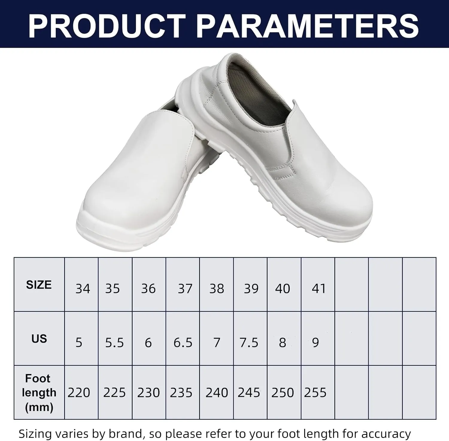 Cleanroom Shoes with Steel Toe, Anti-Static Safety ShoesWomens Shoes