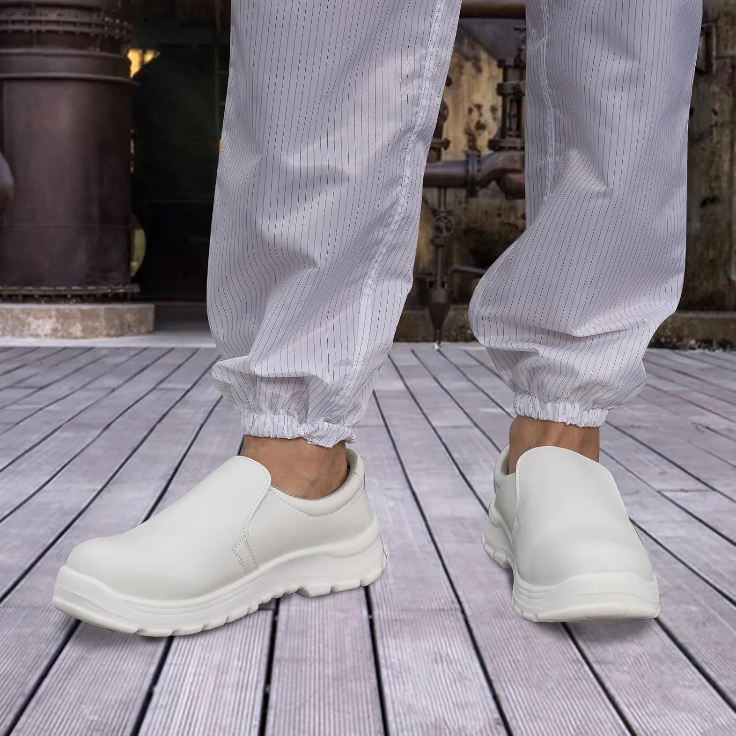 Cleanroom Shoes with Steel Toe, Anti-Static Safety ShoesWomens Shoes