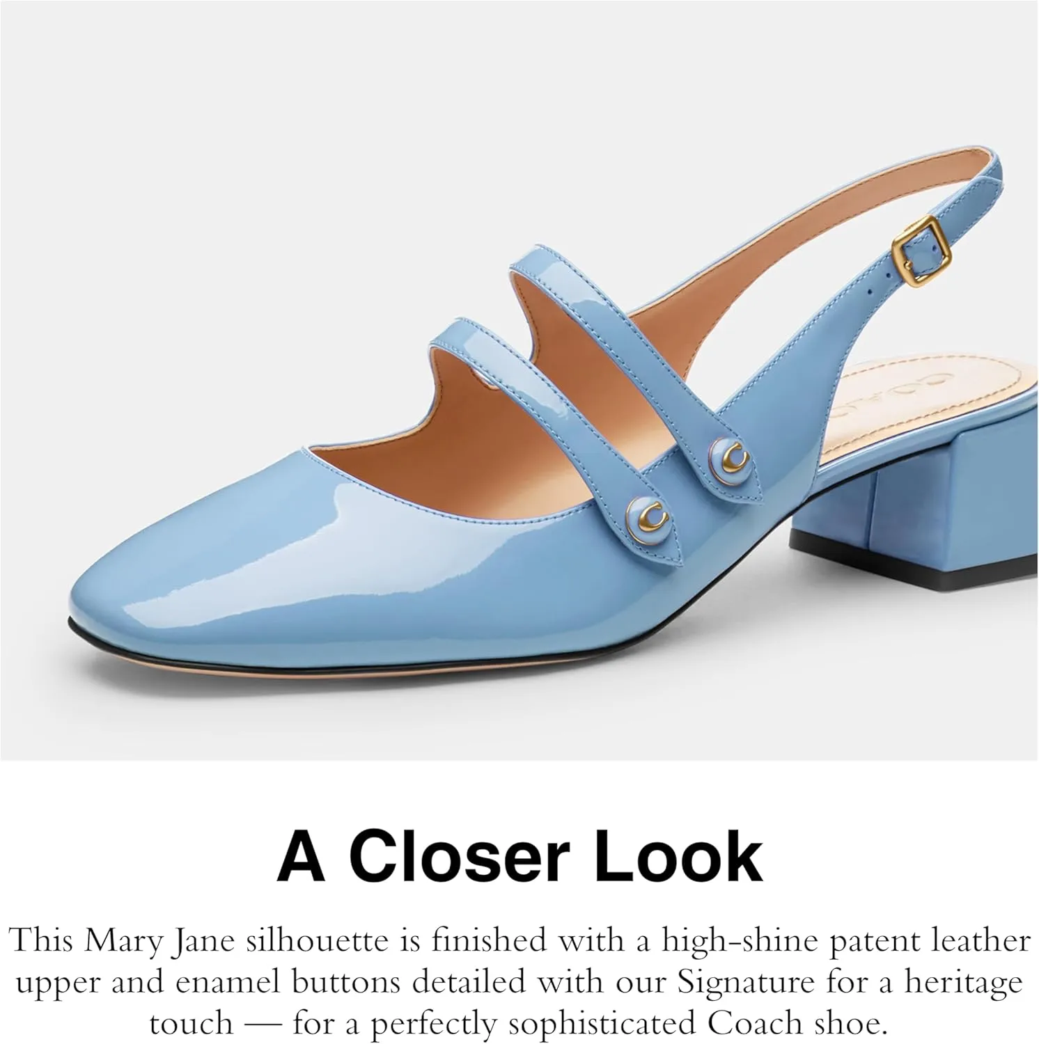Coach Women's Winley Slingback Mary Jane Flat
