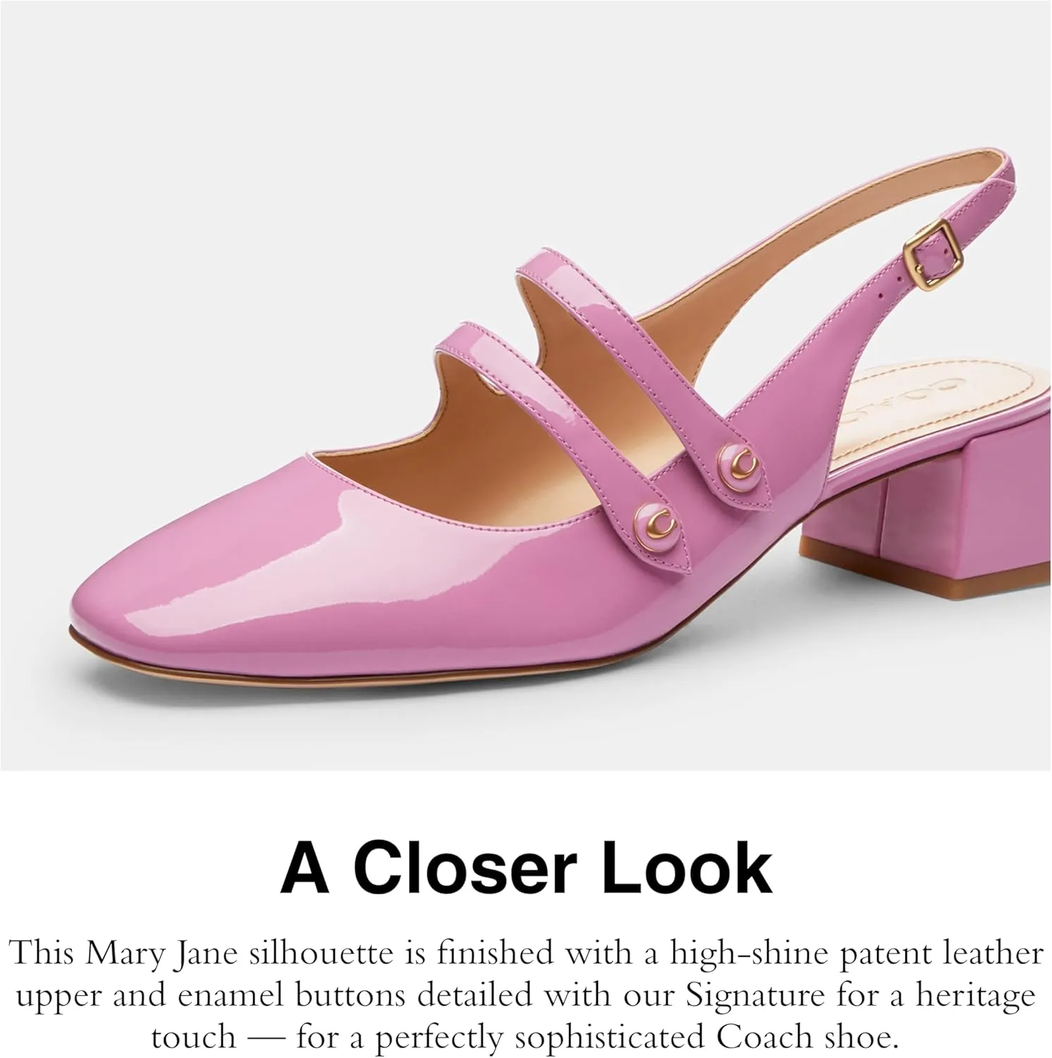Coach Women's Winley Slingback Mary Jane Flat