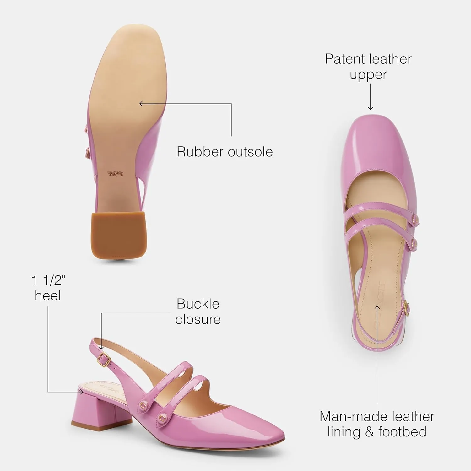 Coach Women's Winley Slingback Mary Jane Flat