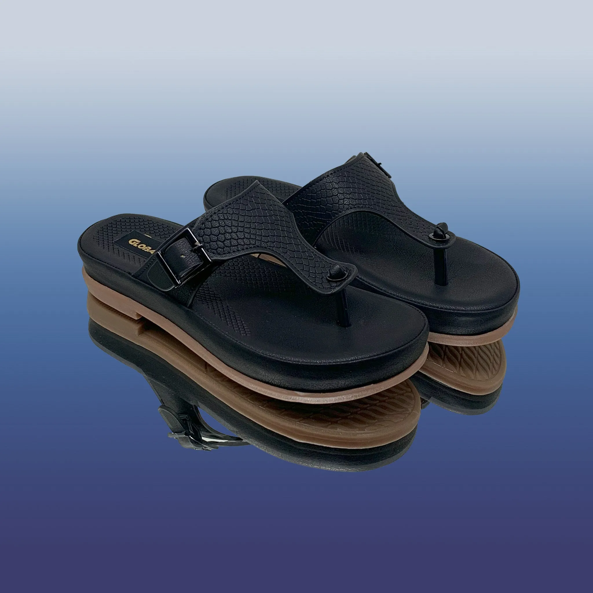 Comfortable Black Casual Sandals