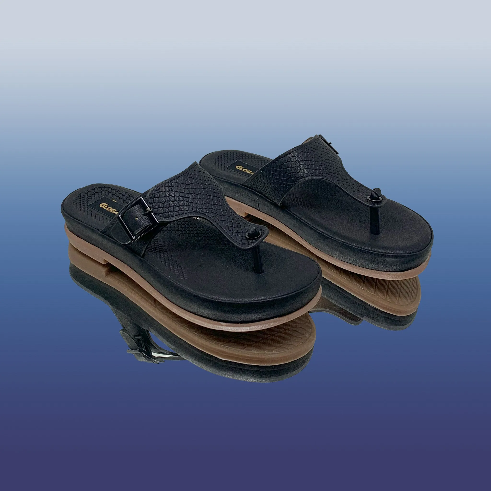 Comfortable Black Casual Sandals