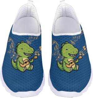 Cumagical Shoes Mesh Quick Drain Design Mens Casual Slip On Shoes