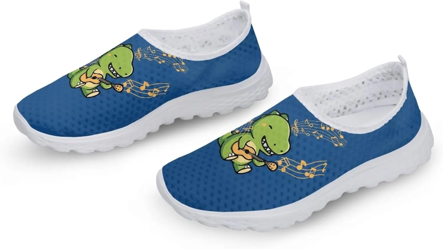 Cumagical Shoes Mesh Quick Drain Design Mens Casual Slip On Shoes