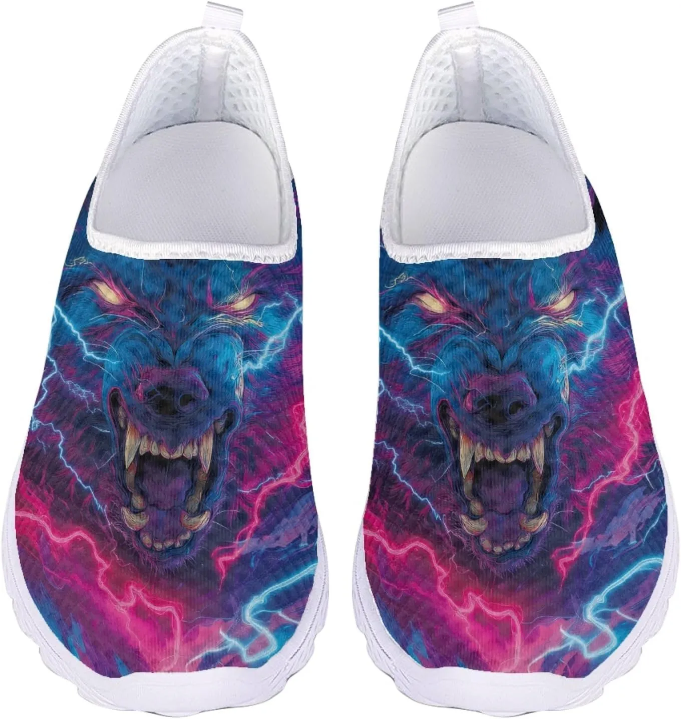 Cumagical Shoes Mesh Quick Drain Design Mens Casual Slip On Shoes