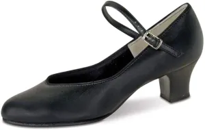 Danshuz Womens Black Character Tap Queen Dance Shoes Size 8