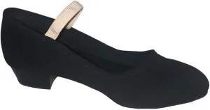 Danzcue Adult Canvas Elastic Strap Character Teacher Shoes