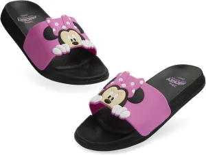 Disney Stitch Slides Girls Beach Shoes Pool Sandals Rubber Shoes Comfy Slides for Kids Summer Footwear Gifts for Girls