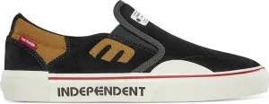 ETNIES X INDEPENDENT MARANA SLIP BLACK/BROWN