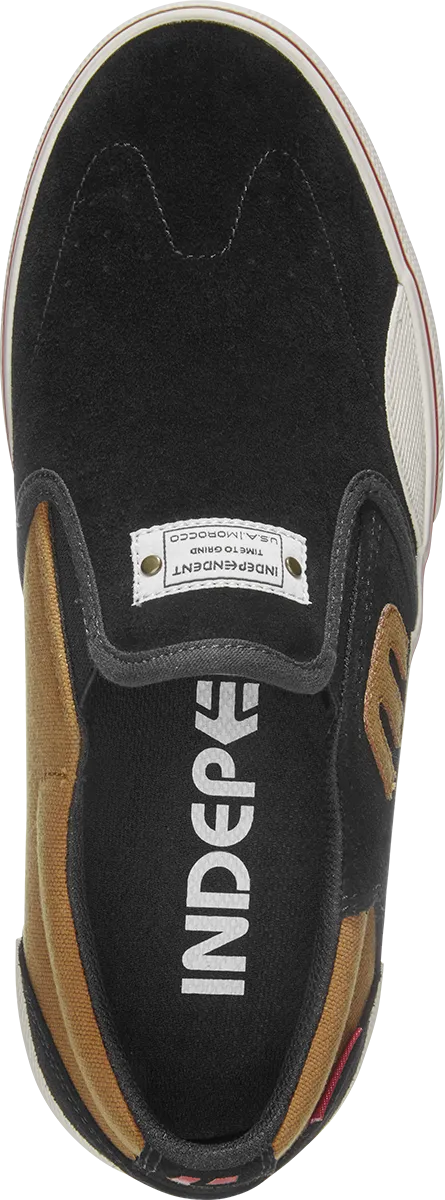 ETNIES X INDEPENDENT MARANA SLIP BLACK/BROWN