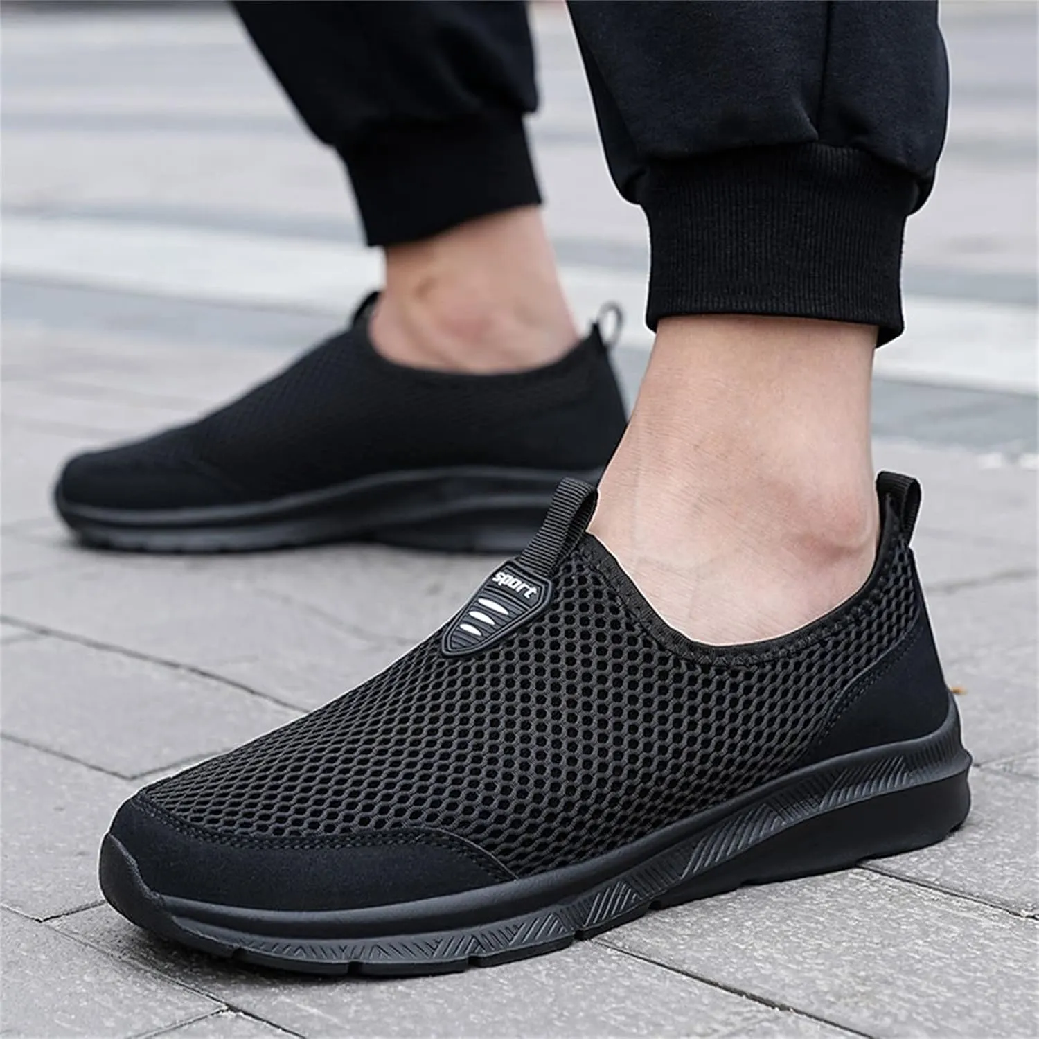 Fashion Summer Men Breathable Mesh Shallow Casual Shoes Mens Go Walk Max 54601 Sneaker