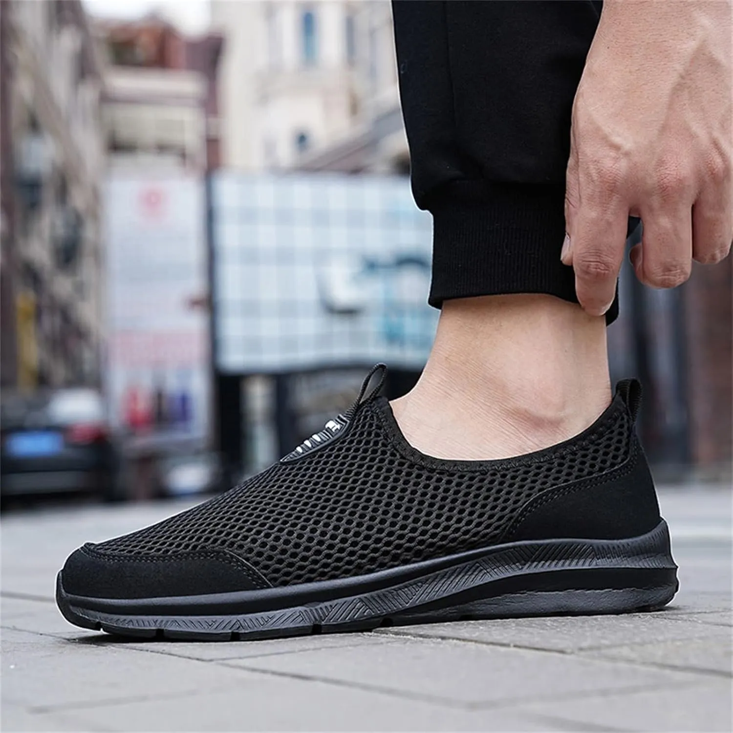 Fashion Summer Men Breathable Mesh Shallow Casual Shoes Mens Go Walk Max 54601 Sneaker