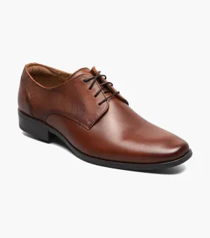 Florsheim Plain Toe Oxford Cognac Shoe