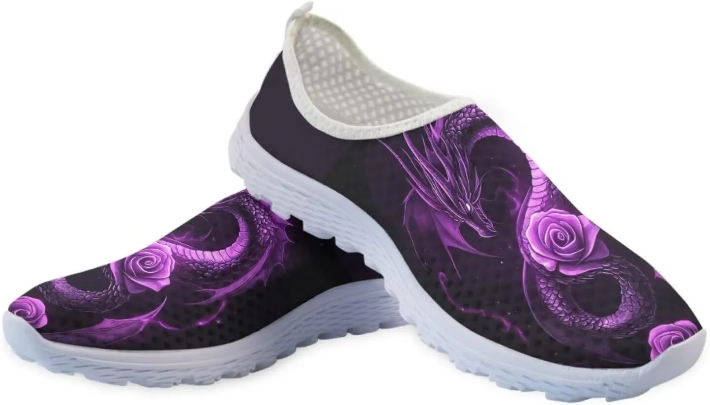 GIFTPUZZ Women's Athletic Walking Shoes Casual Mesh Comfort Work Sneakers