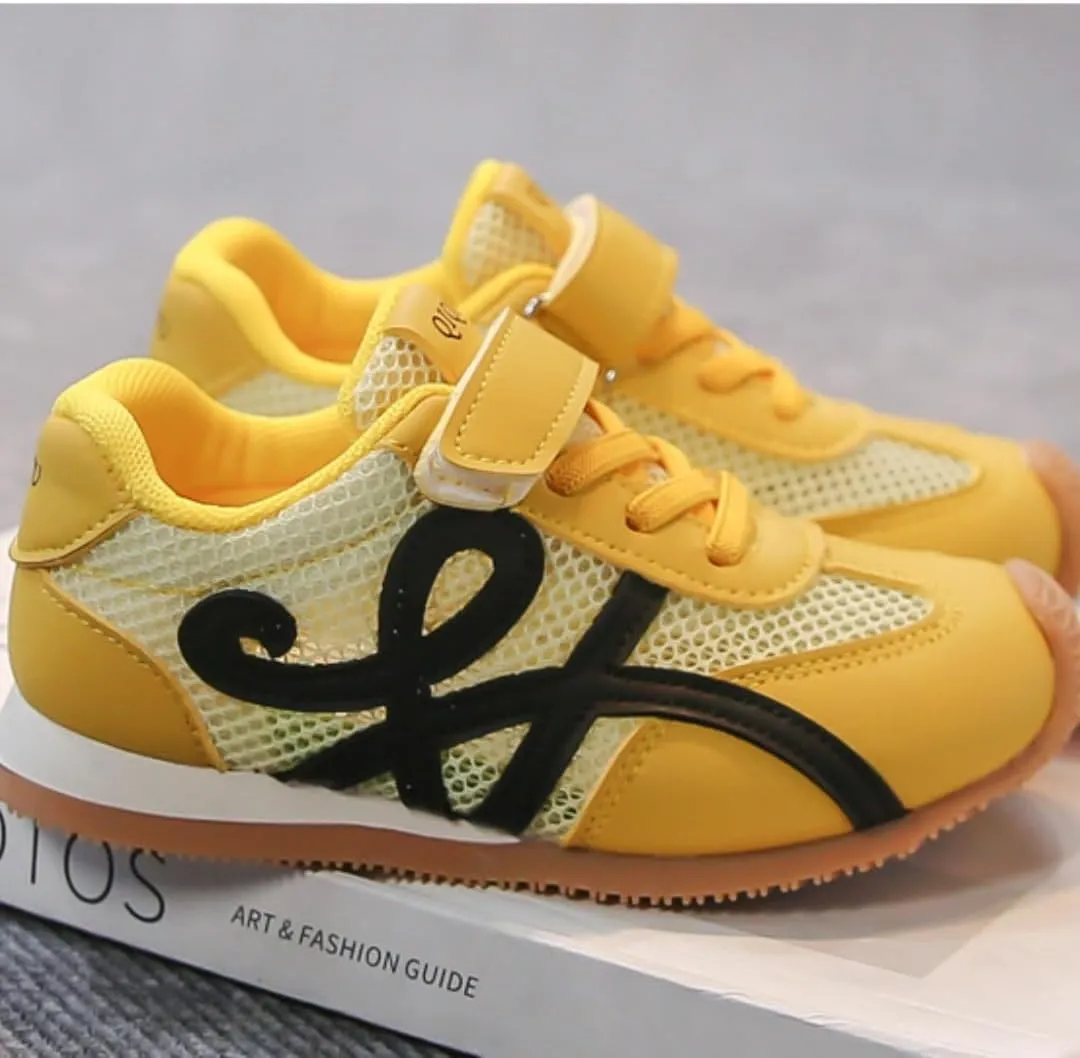 Girls Boys Breathable Mesh Casual Sneakers Outdoor Sports Tennis Shoes