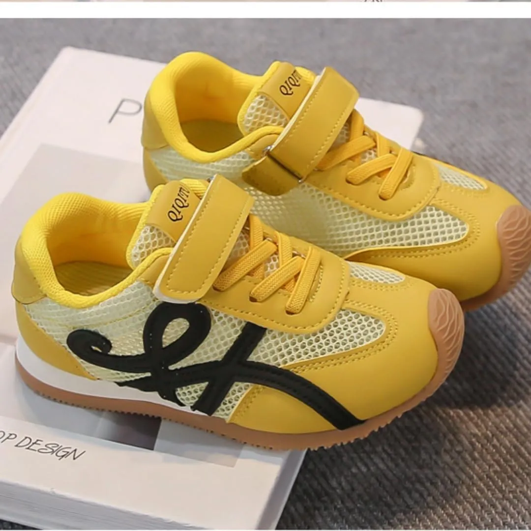 Girls Boys Breathable Mesh Casual Sneakers Outdoor Sports Tennis Shoes