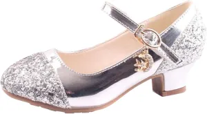 Girls Crystal Crystal Dress Shoes Low Heel Princess Flat Mary Jane Flower Wedding Party Basketball Shoes for Boys