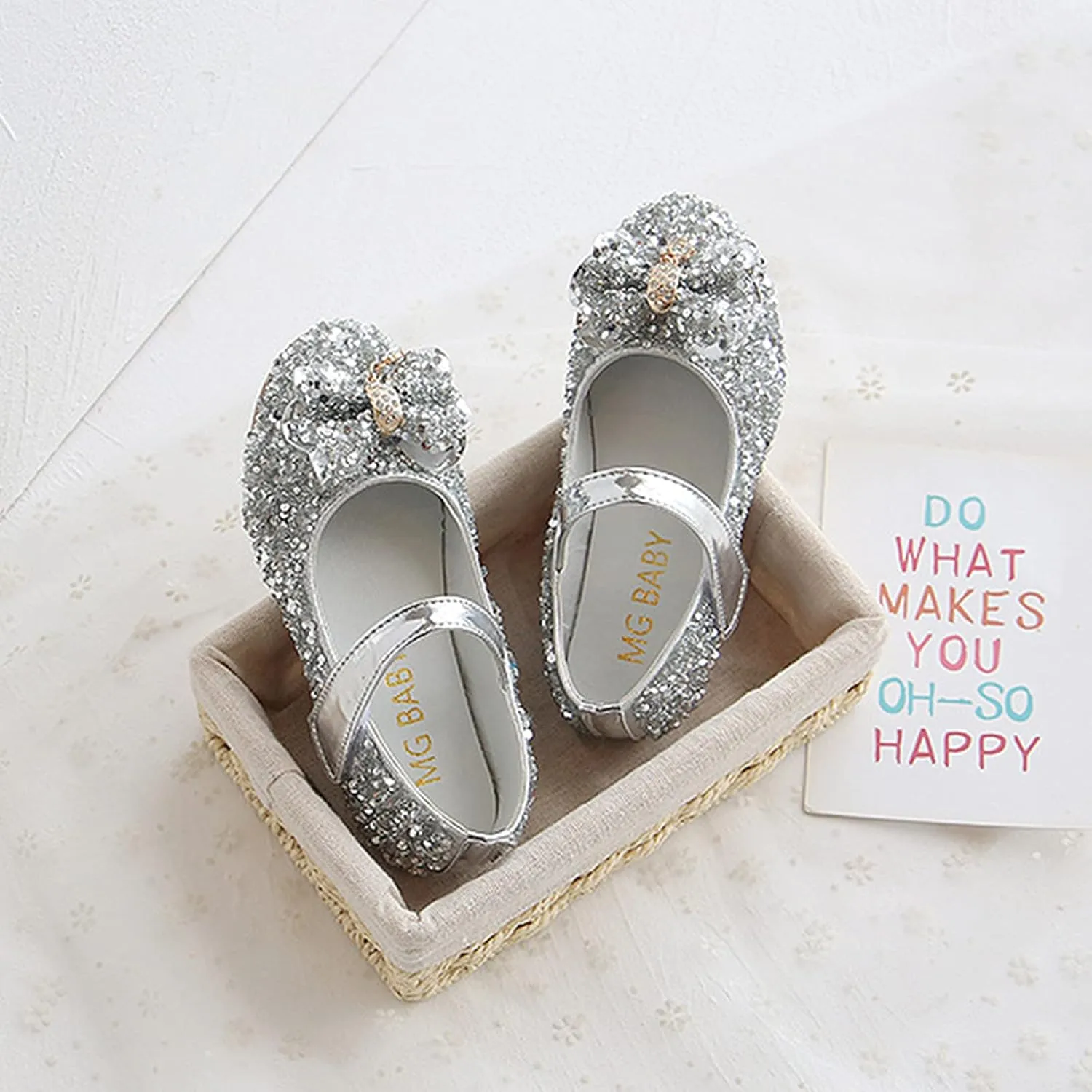 Girls Dress Shoes Kids Toddler Heels Pumps Flower Girl Mary Jane School Wedding Party Princess Shoes