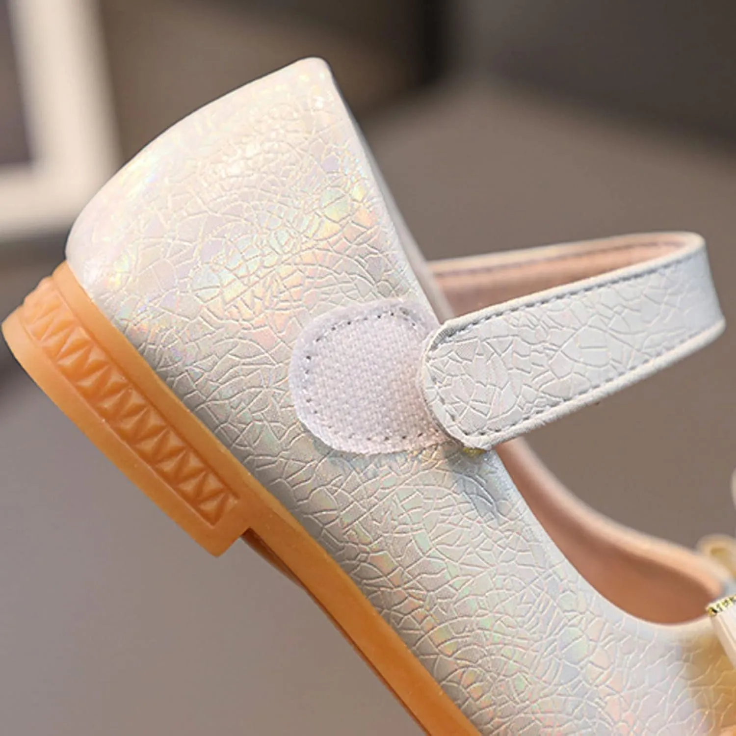 Girls Mary Jane Toddler Flower Girl Dress Shoes Little Girl Ballet Uniform Flat?? Bow Strap for Wedding Part?? School