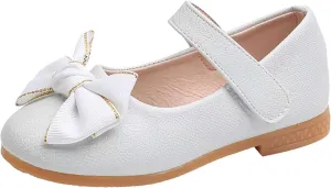 Girls Mary Jane Toddler Flower Girl Dress Shoes Little Girl Ballet Uniform Flat?? Bow Strap for Wedding Part?? School