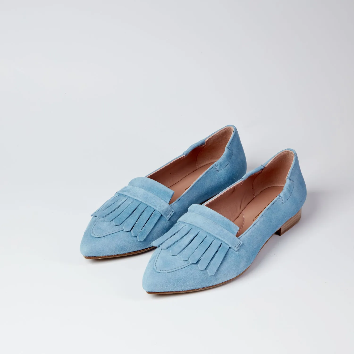 Hannah Blue Flats
