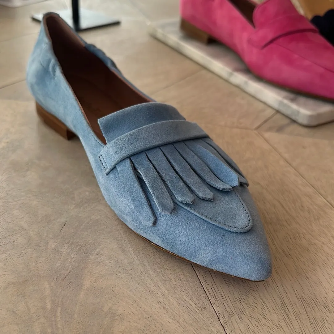 Hannah Blue Flats