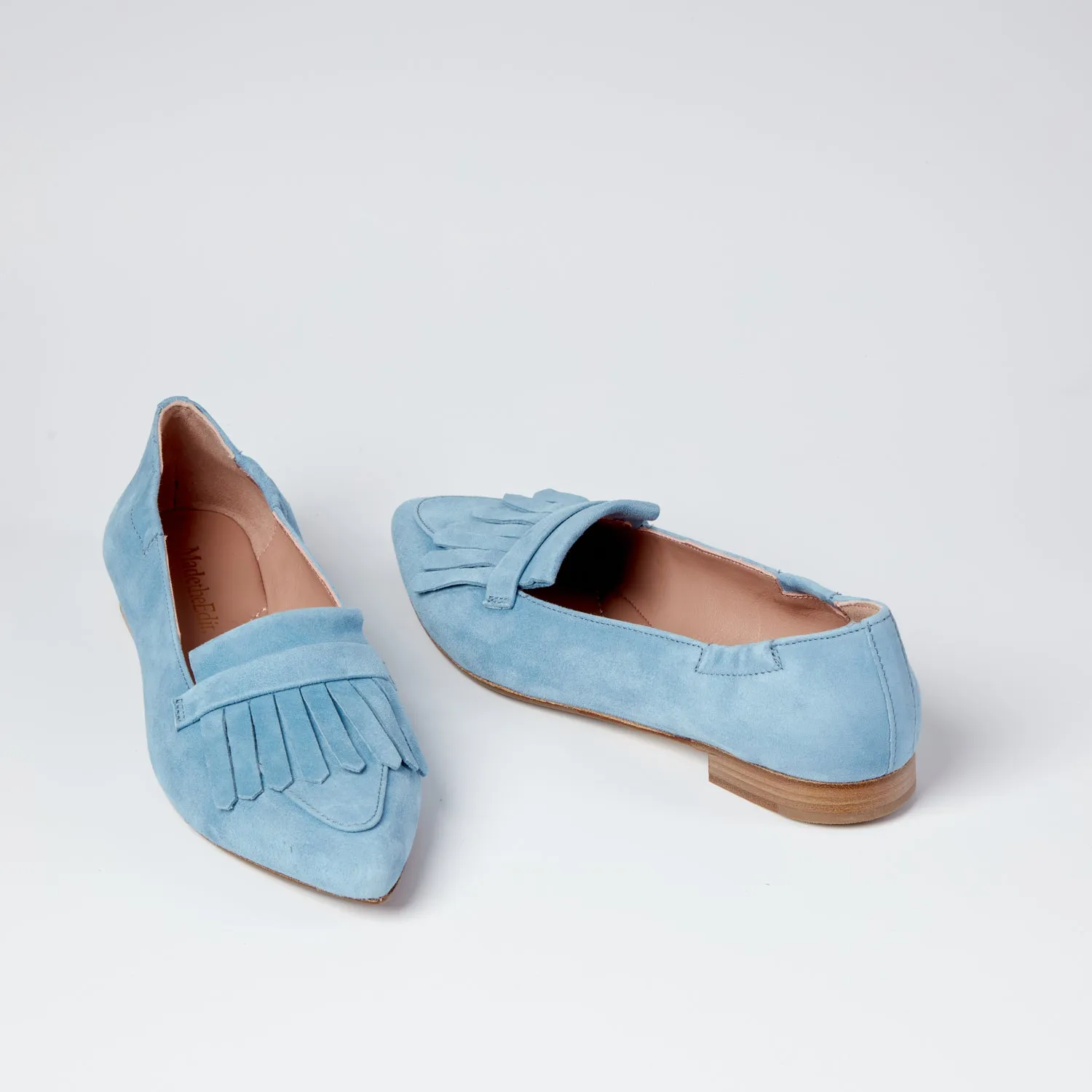 Hannah Blue Flats
