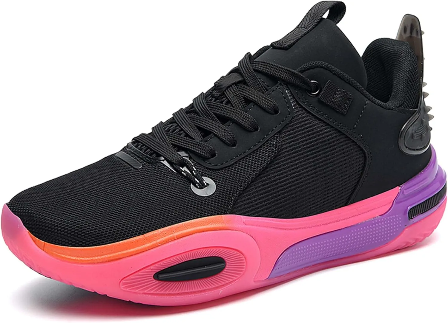 High top Men's Basketball Shoes, Breathable and Non Slip Outdoor Sports Shoes, Shock-Absorbing Fitness Shoes