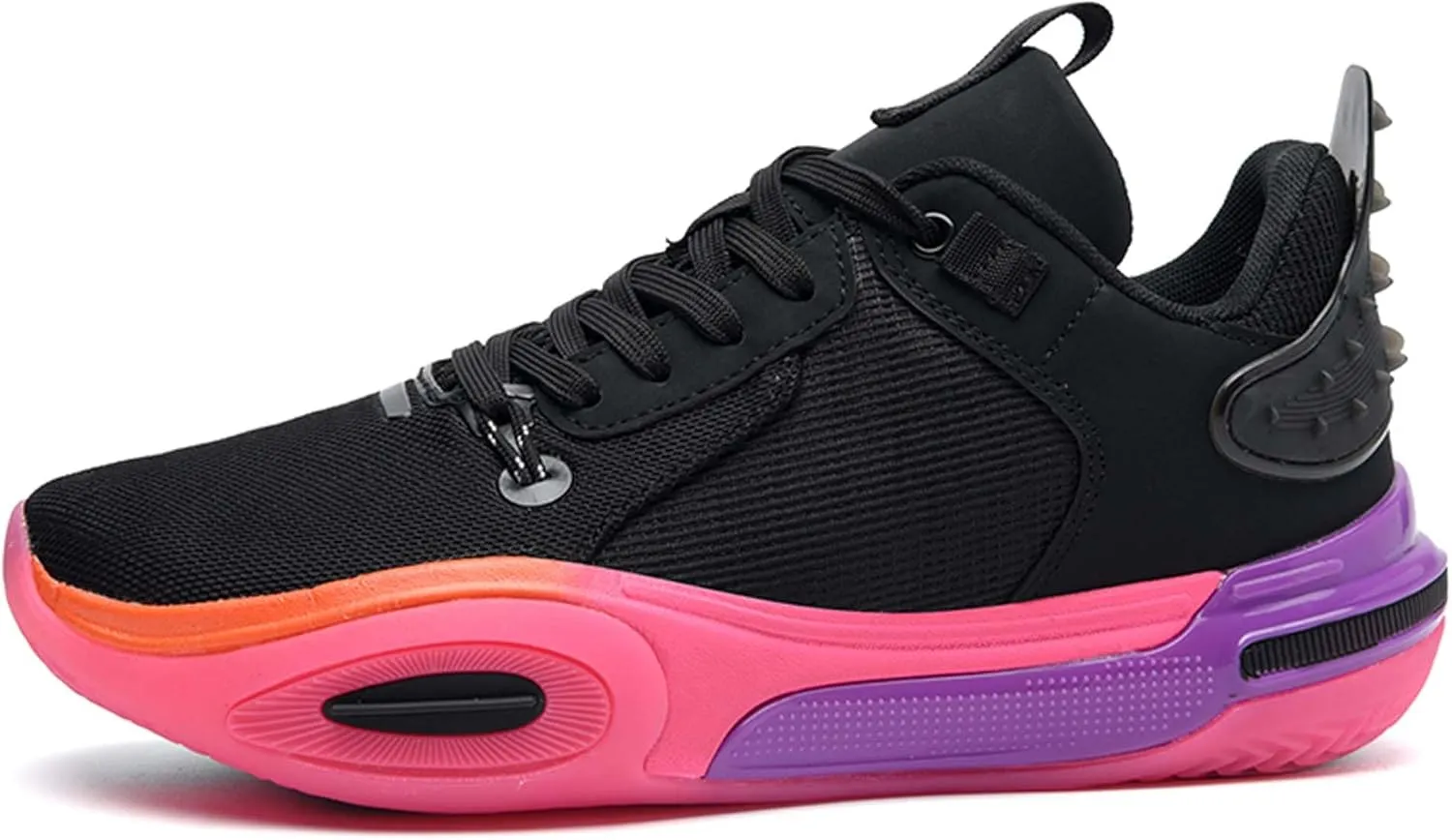 High top Men's Basketball Shoes, Breathable and Non Slip Outdoor Sports Shoes, Shock-Absorbing Fitness Shoes
