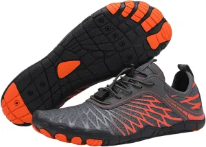Hike Barefoot Shoes for Womens Mens Footwear, Pro Barefoot Shoes with Wide Toe Box Healthy & Non-Slip Breathable Footwear for Women Beach Surf Hiking Walking Shoes