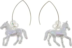 Horse Earrings Funny Animal Earrings for Derby Celebrations Horse Racing Western Jewelry Horse Gifts Kentucky Outfits for Women