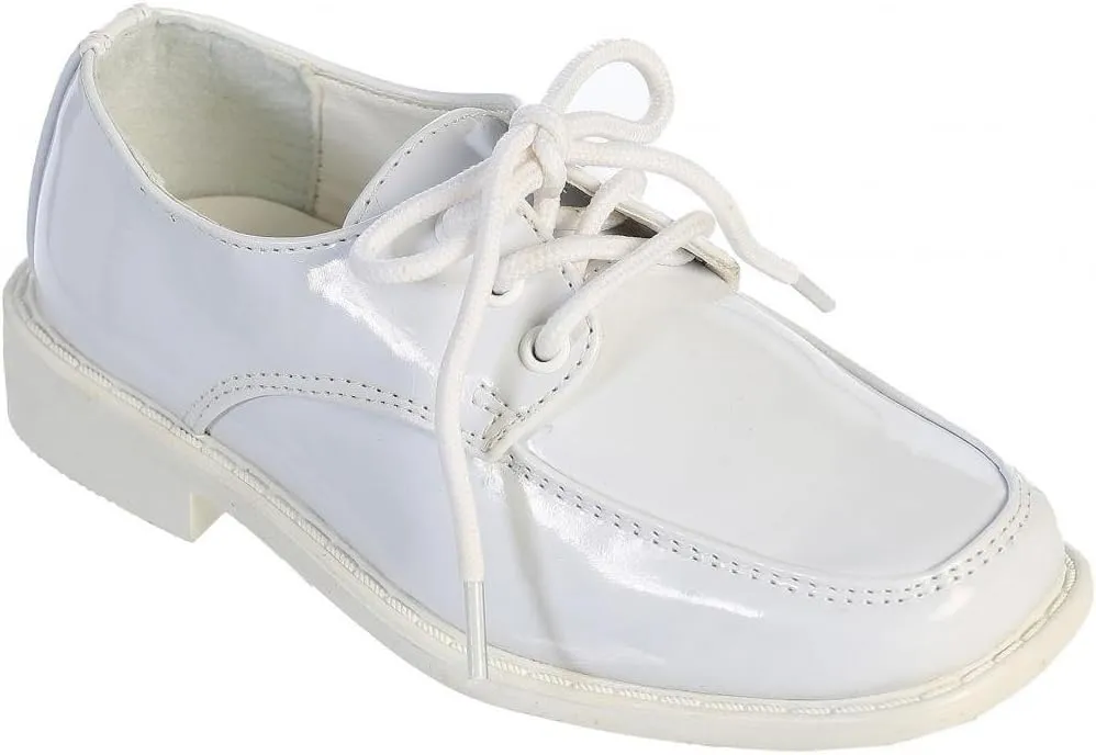 iGirlDress Dapper Patent Leather Oxford Boys Dress Shoes