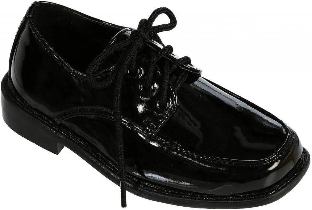 iGirlDress Dapper Patent Leather Oxford Boys Dress Shoes