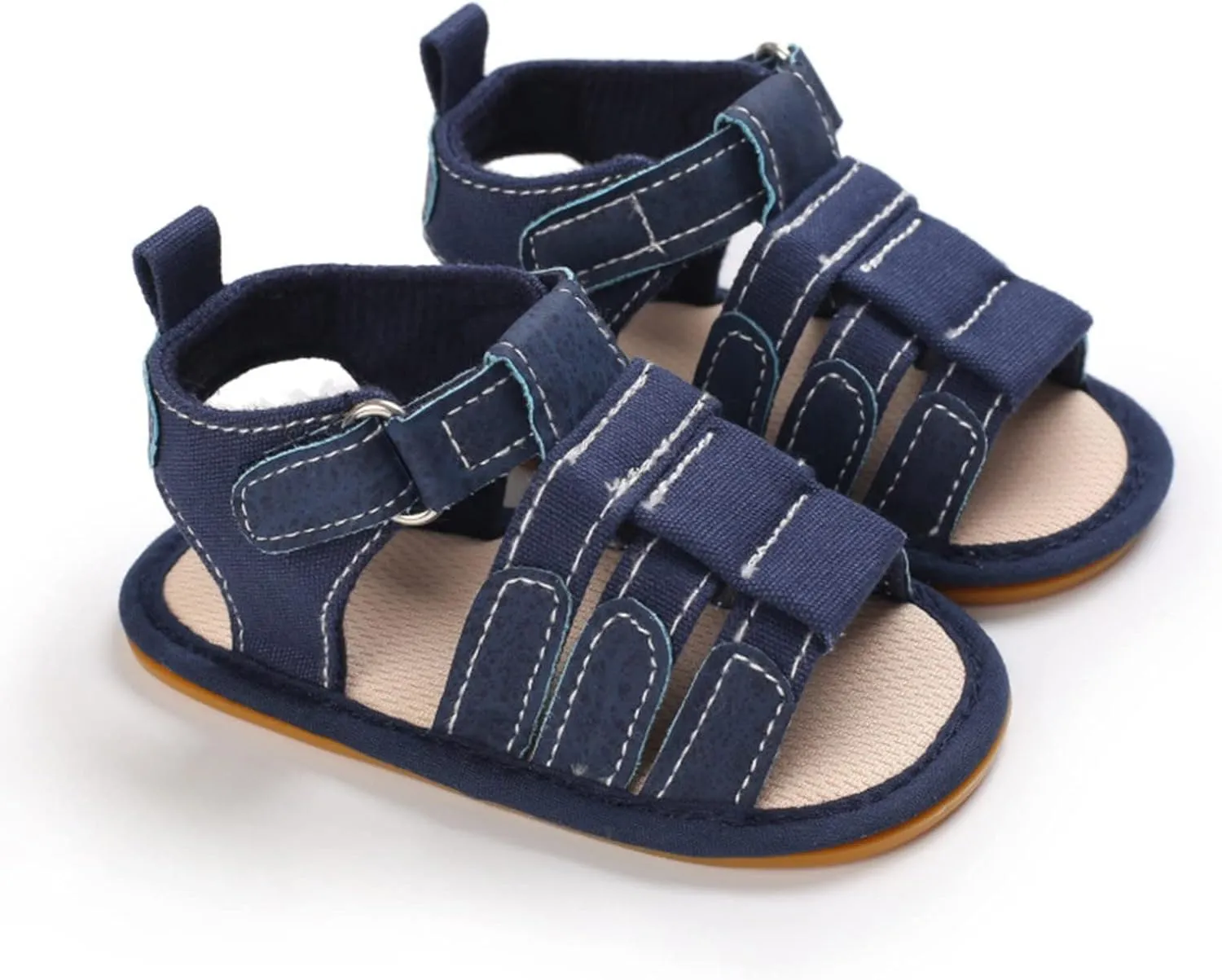 Infant Baby Summer Beach Sandals Toddler Boys Girls Non Slip Soft Rubber Sole Open-Toe Toddler Indoor Outdoor Shoes