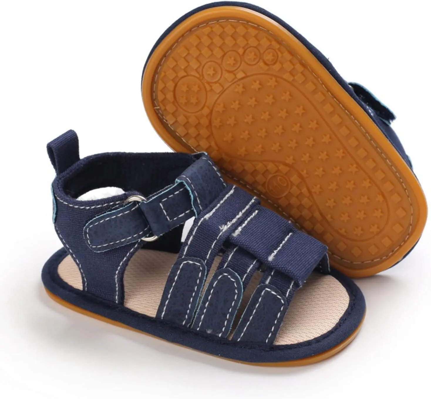 Infant Baby Summer Beach Sandals Toddler Boys Girls Non Slip Soft Rubber Sole Open-Toe Toddler Indoor Outdoor Shoes