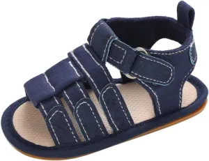 Infant Baby Summer Beach Sandals Toddler Boys Girls Non Slip Soft Rubber Sole Open-Toe Toddler Indoor Outdoor Shoes