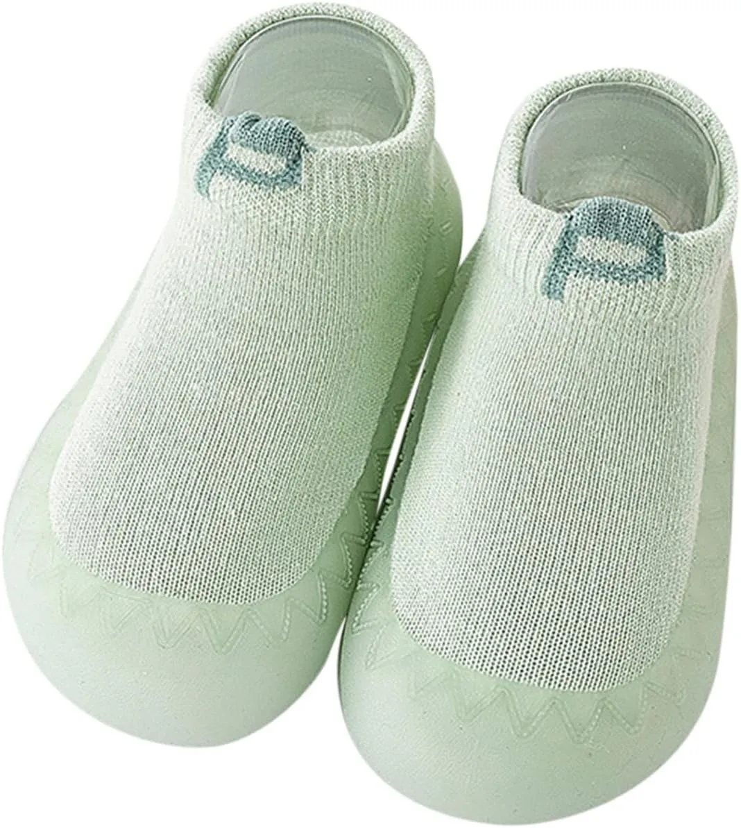 Infant Boys Girls Socks Shoes Toddler Fleece WarmThe Floor Socks Non Slip Prewalker Shoes Boys Slip Shoes
