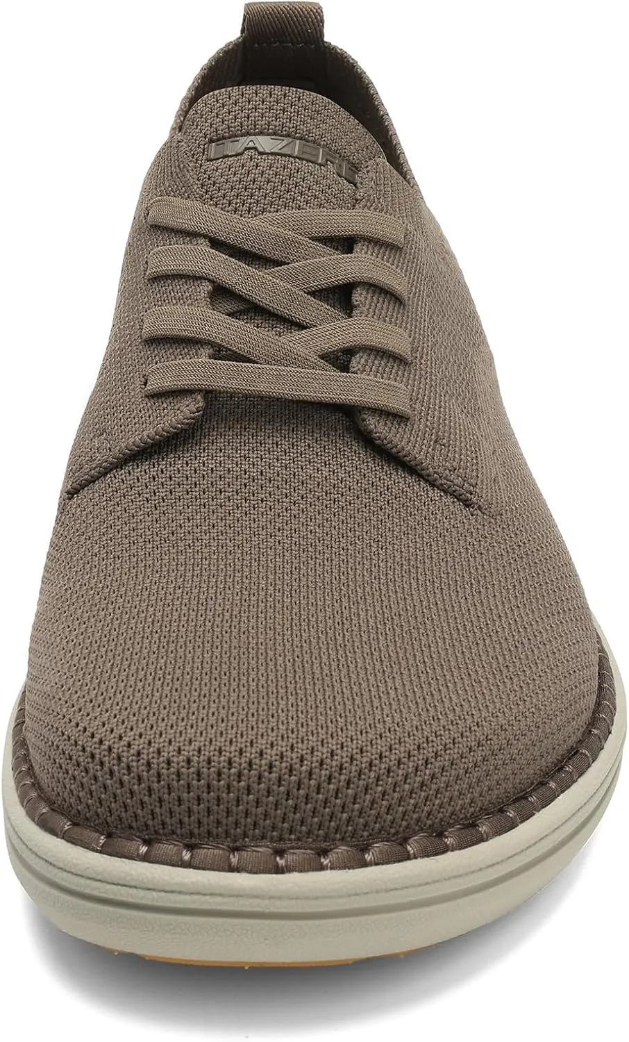 ITAZERO Men's Wide Toe Box Mesh Shoes Business Casual Wide Width Walking Shoes with Arch Support Insole for Plantar Fasciitis