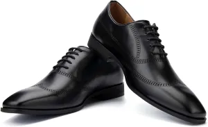 JITAI Mens Oxford Shoes Mens Casual Dress Shoes Lace Up Fashion Shoes Formal