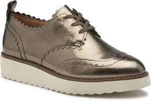 Johnston & Murphy Mitzi Scalloped Oxford Shoes for Women ?C 1.25?? Platform Shoes, Women??s Slip On Oxfords