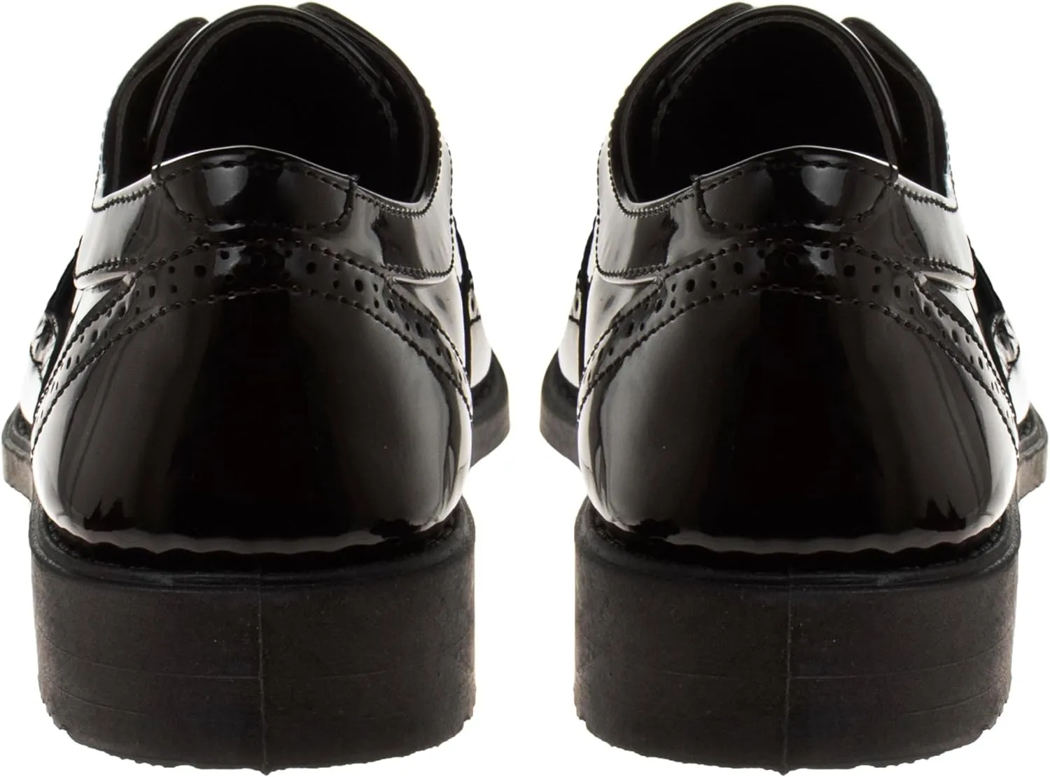Josmo Boys Classic Comfort Oxford Shoe - Wing Tip Formal Dress Shoes lace up - Black/Brown (Sizes: 7-10 Toddler / 11-2 Little Kid / 3-6 Big Kid)
