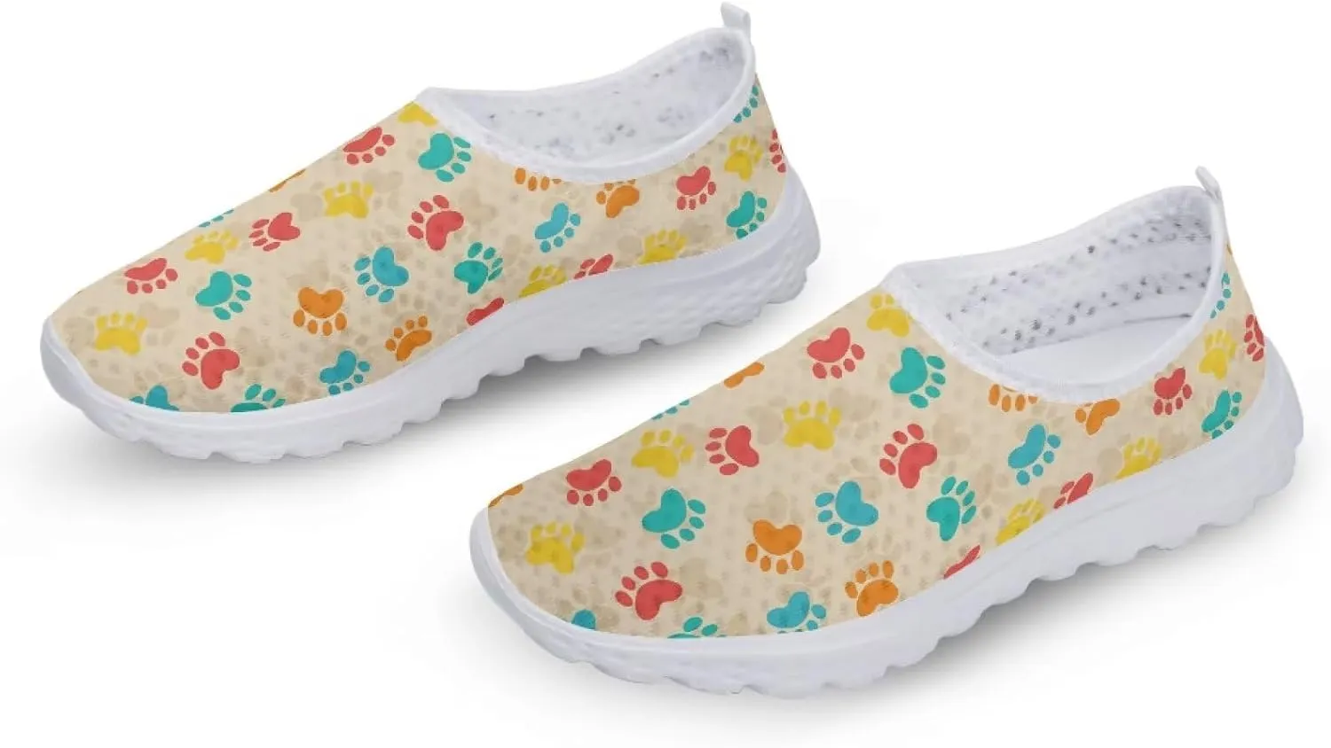 KEIAHUAN Trail Running Shoes Women Lightweight Fashion Casual Mesh Sneakers Flats