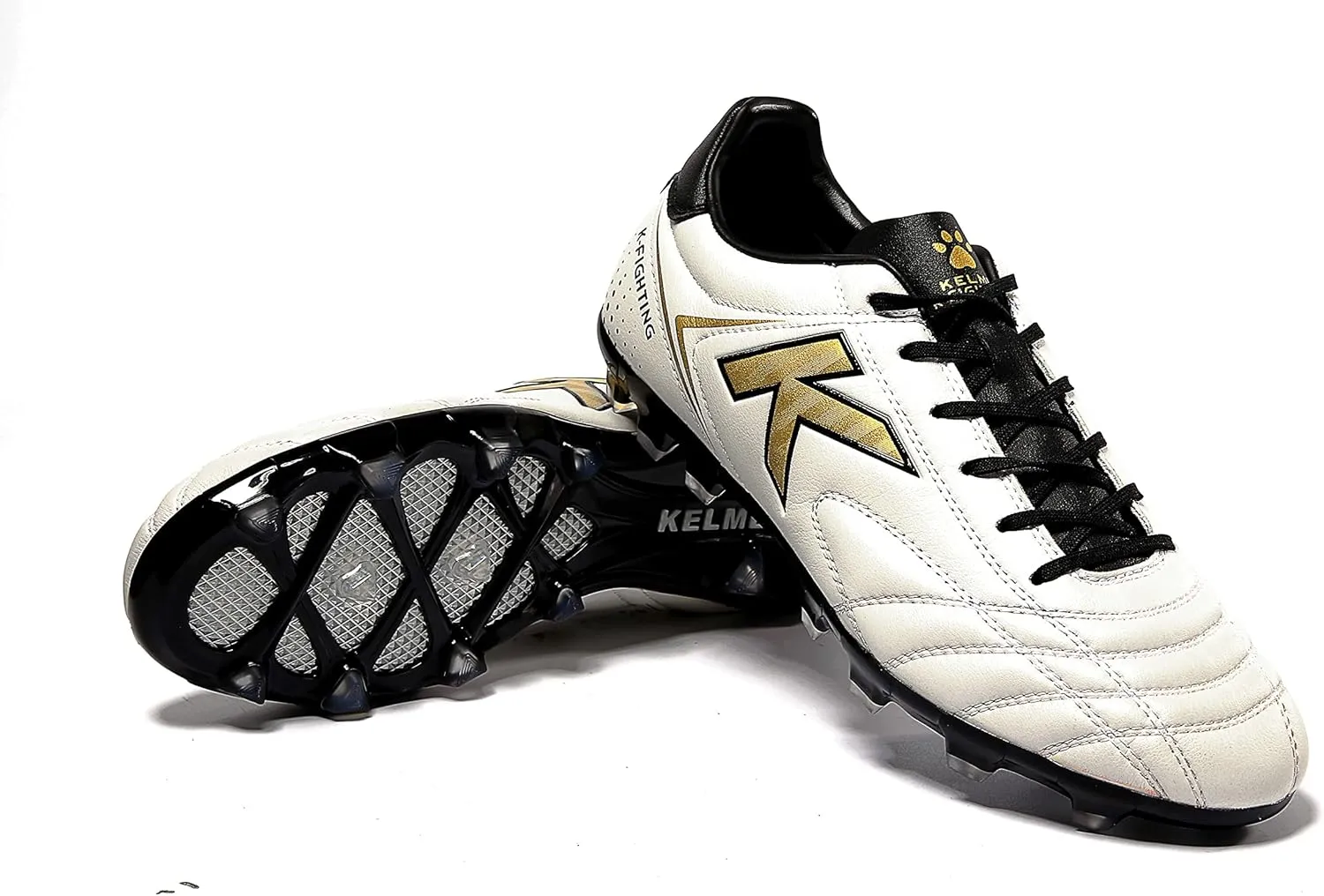 KELME Soccer Cleats for Men's/Women's - Unisex Soccer Shoes Outdoor/Indoor Adult Sizes - Microfiber Leather Football AG/FG