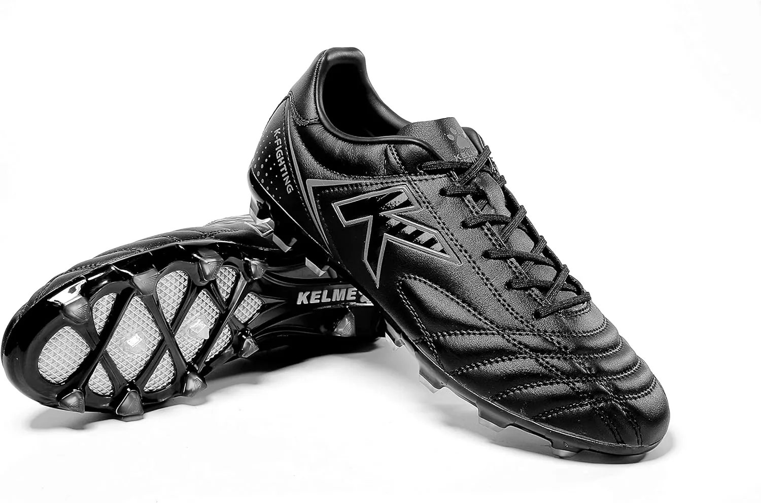KELME Soccer Cleats for Men's/Women's - Unisex Soccer Shoes Outdoor/Indoor Adult Sizes - Microfiber Leather Football AG/FG
