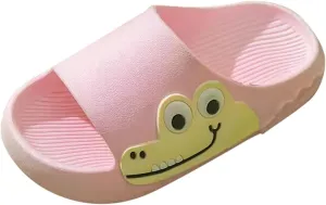 Kids Boys Girls Cloud Slide Dinosaur Shower Slippers Toddler Summer Soft Sole Non Slip Quick-Dry Beach Pool Shoes